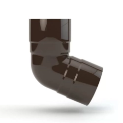 GAMRAT PCV Kolano dwukielichowe 67,5°- 110mm - BRĄZ